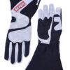 RACEQUIP Gloves Outseam Black/ Gray Medium SFI-5 358603RQP