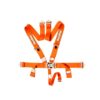 RACEQUIP 5pt Harness Set L&L Orange SFI 711041RQP