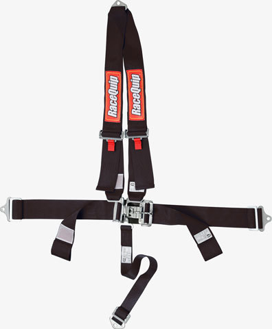 RACEQUIP 4pt Harness Set V-Type L&L Black 713003RQP