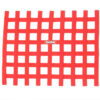 RACEQUIP Ribbon Window Net Red Non-SFI 721015RQP