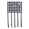 RACEQUIP Window Net 18inx18in w/ Strap Mounts SFI 825003RQP