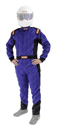 RACEQUIP Suit Chevron Blue 3X- Large SFI-5 91609289RQP