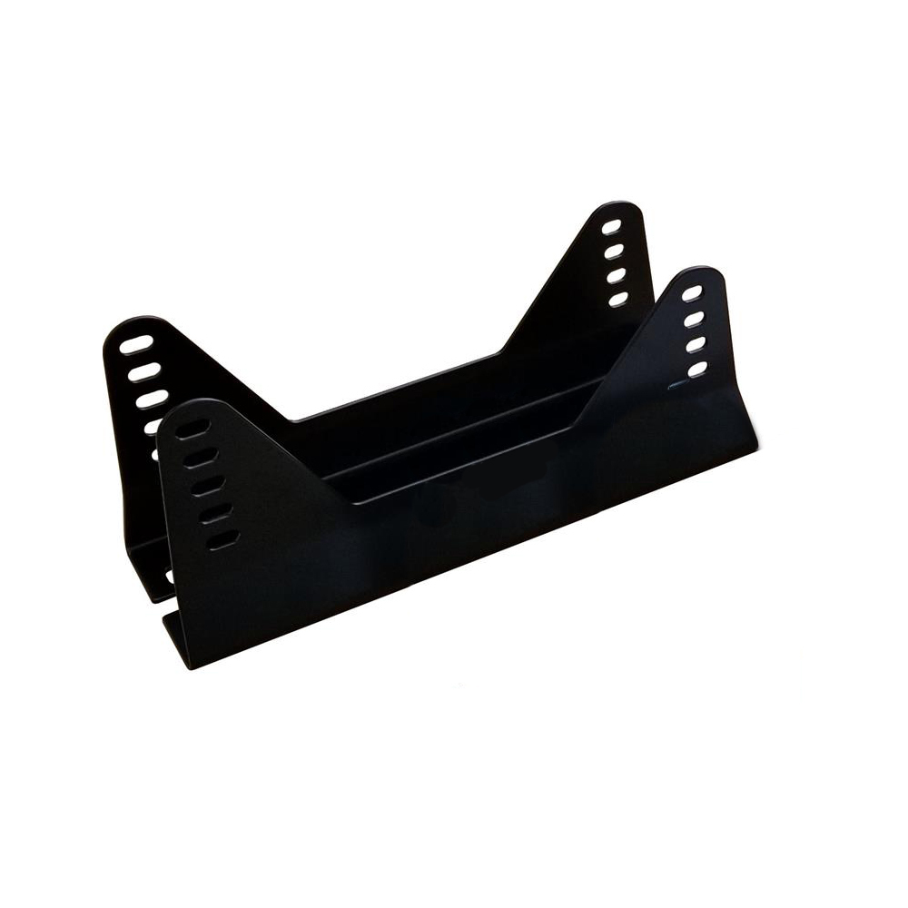 thumbnail image 2 of RaceQuip 4" Tall Steel Seat Mounting Brackets - Pair, Black Powder Coated, For Racing Seats (0° To 30° Adjustable) 2 of 11