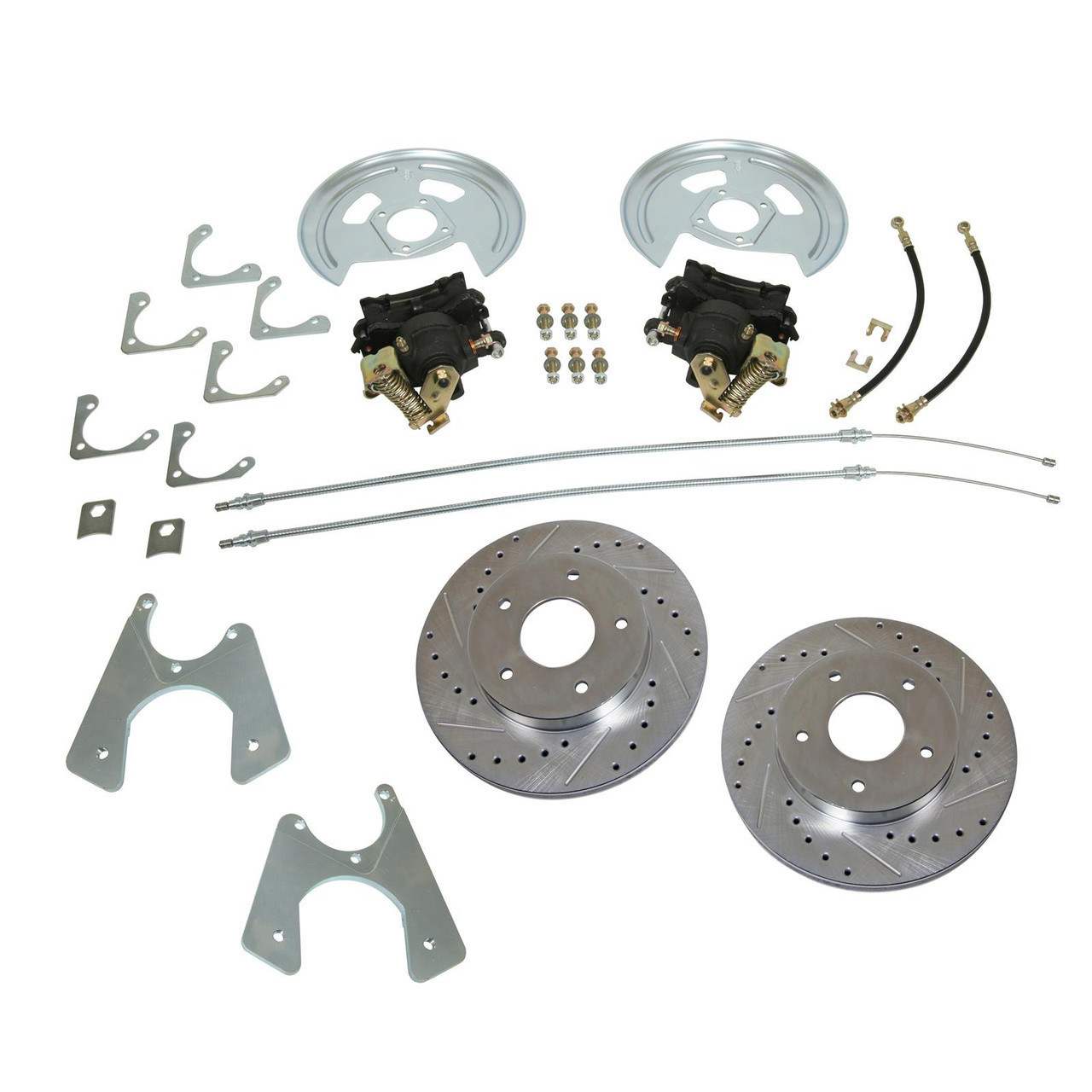 RIGHT STUFF DETAILING Rear Disc Brake Conversi on Kit w/Parking Brake AFXDS01