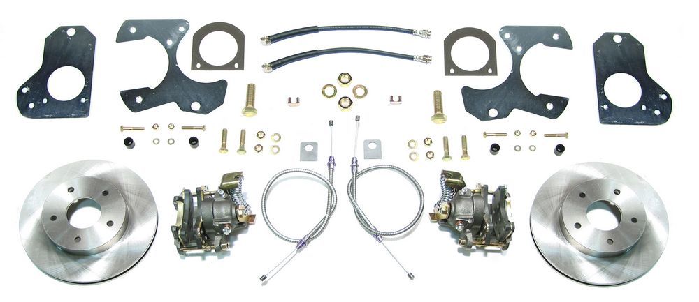 RIGHT STUFF DETAILING Rear Disc Brake Conversi on Kit w/Parking Brake AFXDS78