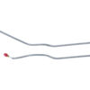 RIGHT STUFF DETAILING 70 - 74 GM Rear Axle Brake Lines - Stainless FRA7002S