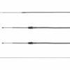 RIGHT STUFF DETAILING Brake Cable Set w/Hardwa re 68-69 Camaro Stainles RSBCF02S