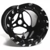 RACE STAR INDUSTRIES 53 Jr Dragster Pair 8x8 Double Beadlock Black 53-88DBL