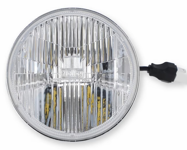HOLLEY RETROBRIGHT Headlight LED 5.75in Round Modern White LFRB146