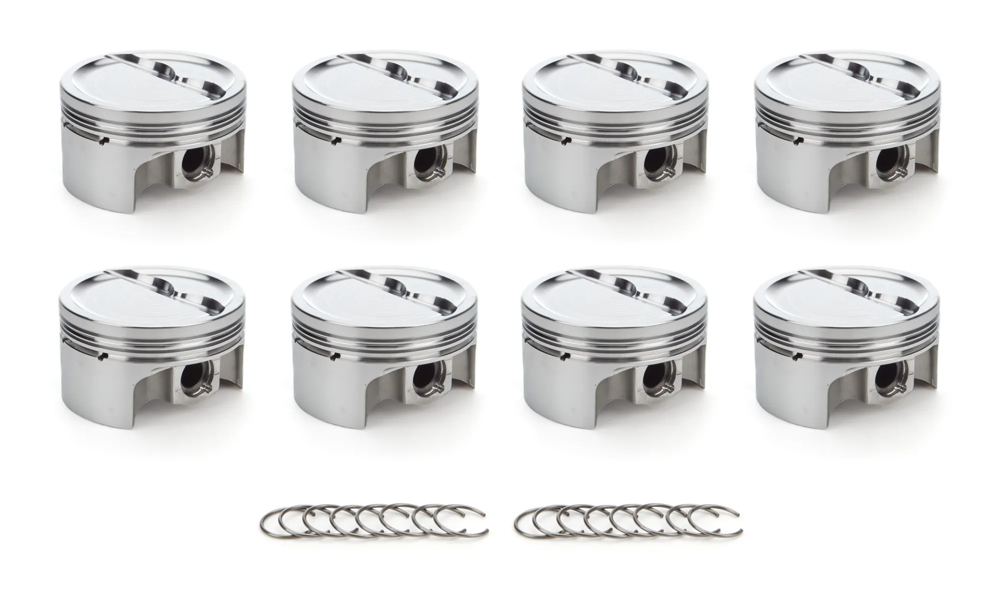 RACE TEC PISTONS SBC Dished Piston Set 4.030 Bore -18.9cc 1000145