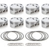 RACE TEC PISTONS SBC Dished Piston Set 4.155 Bore -24.8cc 1000209