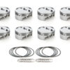 RACE TEC PISTONS SBC Dished Piston Set 4.155 Bore -25.5cc 1000216