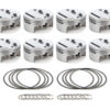 RACE TEC PISTONS SBC Dome Piston Set 4.155 Bore +3.8cc 1000232