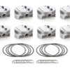 RACE TEC PISTONS SBC Dome Piston Set 4.155 Bore -0.8cc 1000239