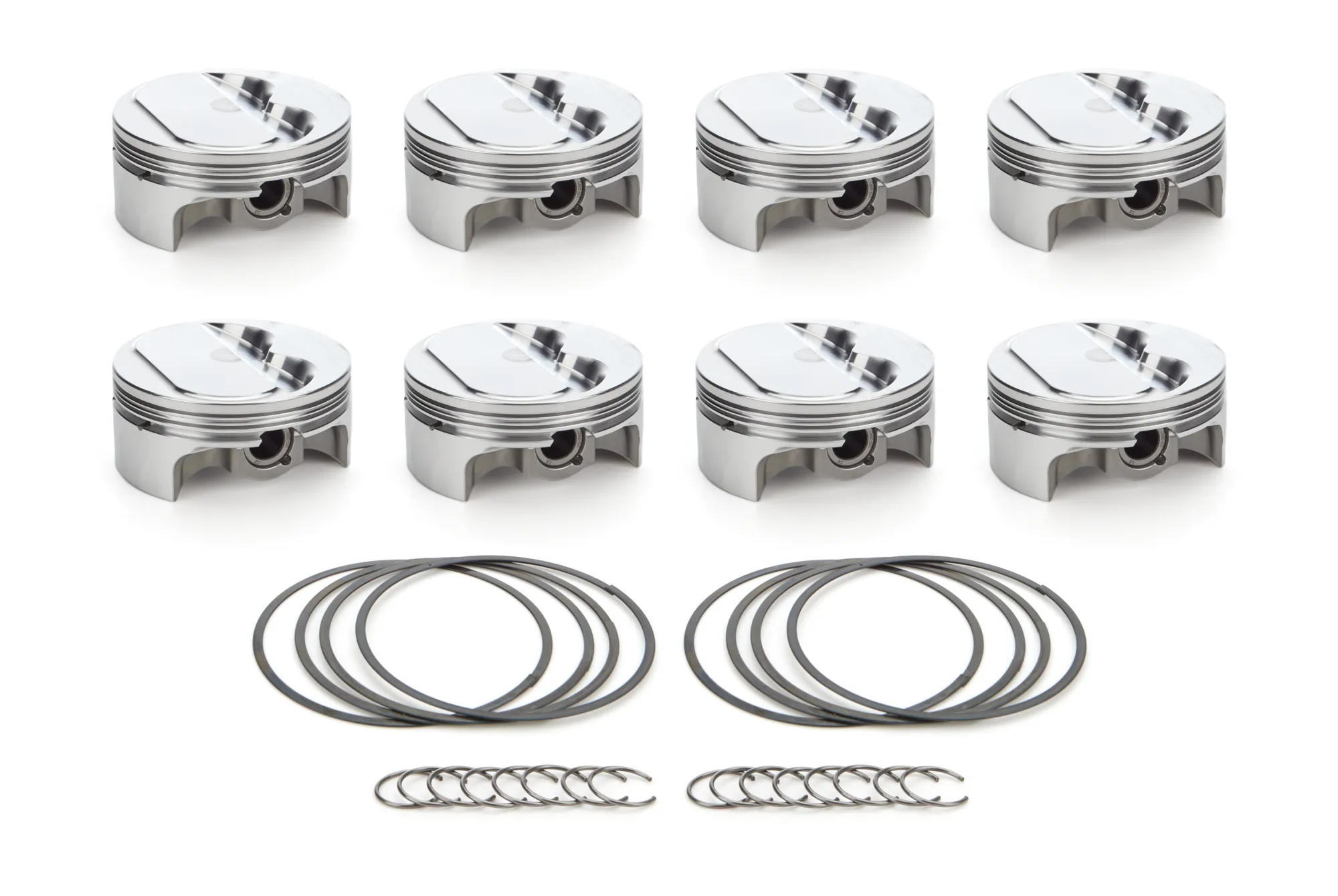 RACE TEC PISTONS SBC Dome Piston Set 4.155 Bore -0.8cc 1000239