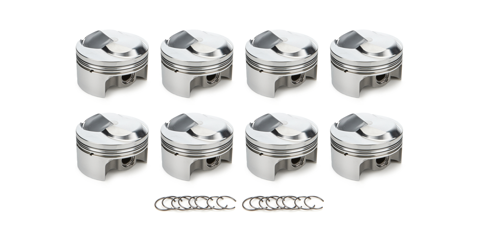 RACE TEC PISTONS BBC Dome Piston Set 4.280 Bore +28.9cc 1000295