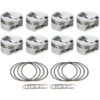 RACE TEC PISTONS BBC Dome Piston Set 4.310 Bore +21.2cc 1000308