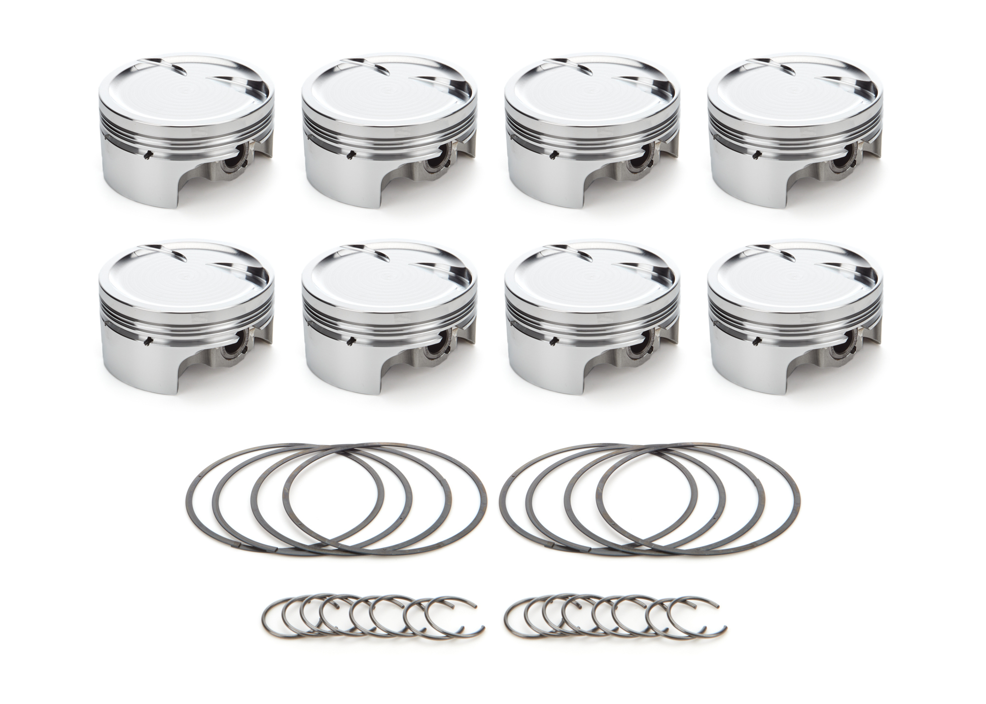 RACE TEC PISTONS SBF Dish Piston Set w/TW 4.030 Bore -16cc 1000403