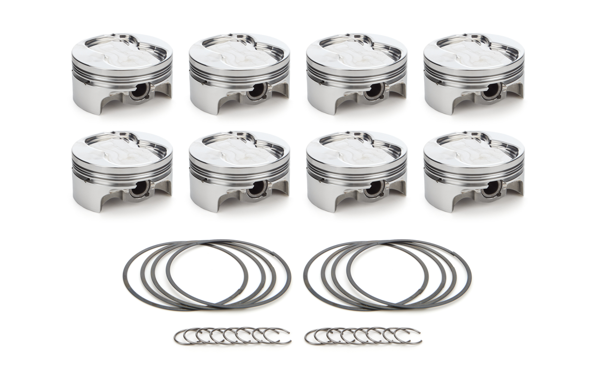 RACE TEC PISTONS SBF Dish Piston Set w/TW 4.030 Bore -20cc 1000410
