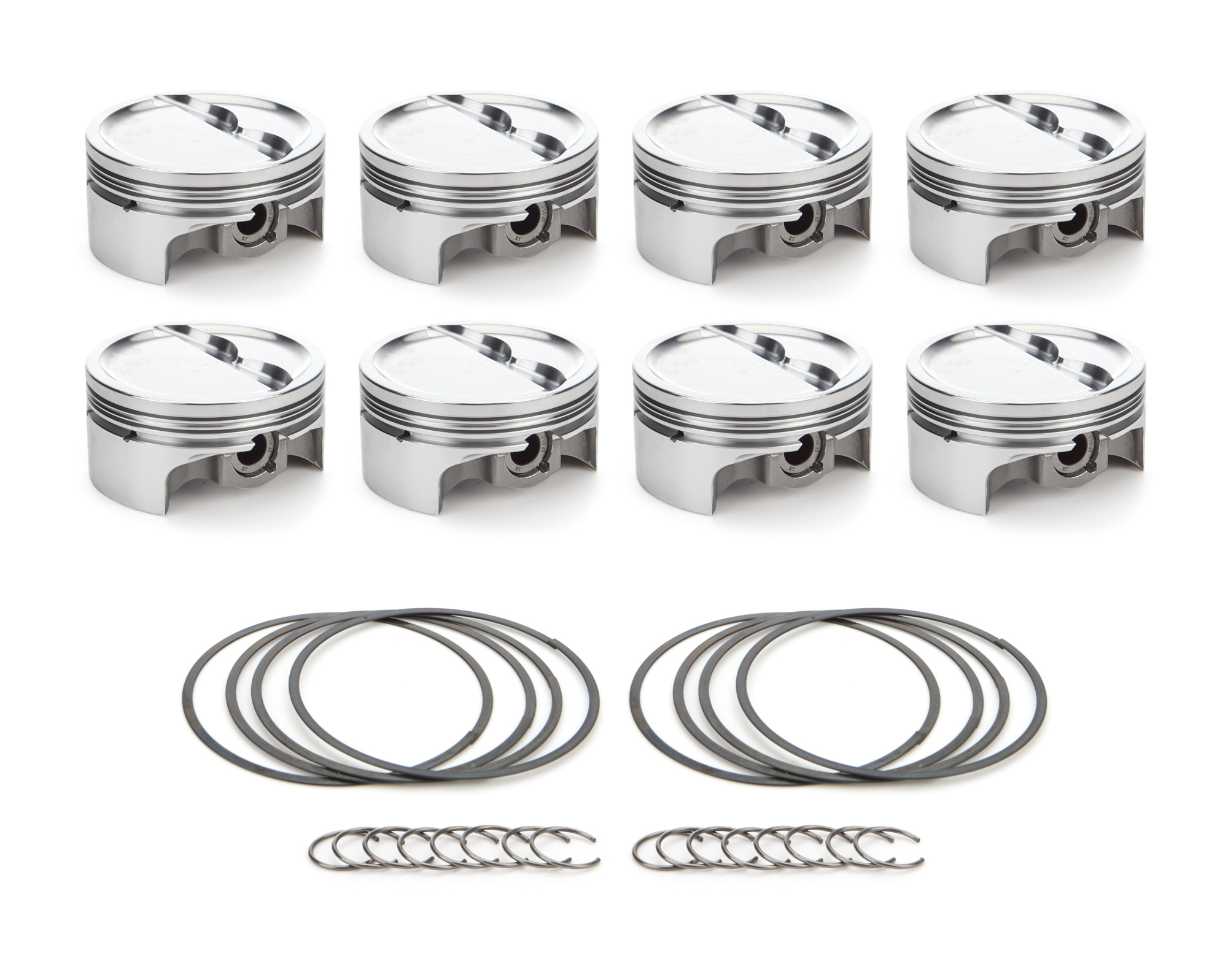 RACE TEC PISTONS SBC Dished Piston Set 4.040 Bore -19.4cc 1000652