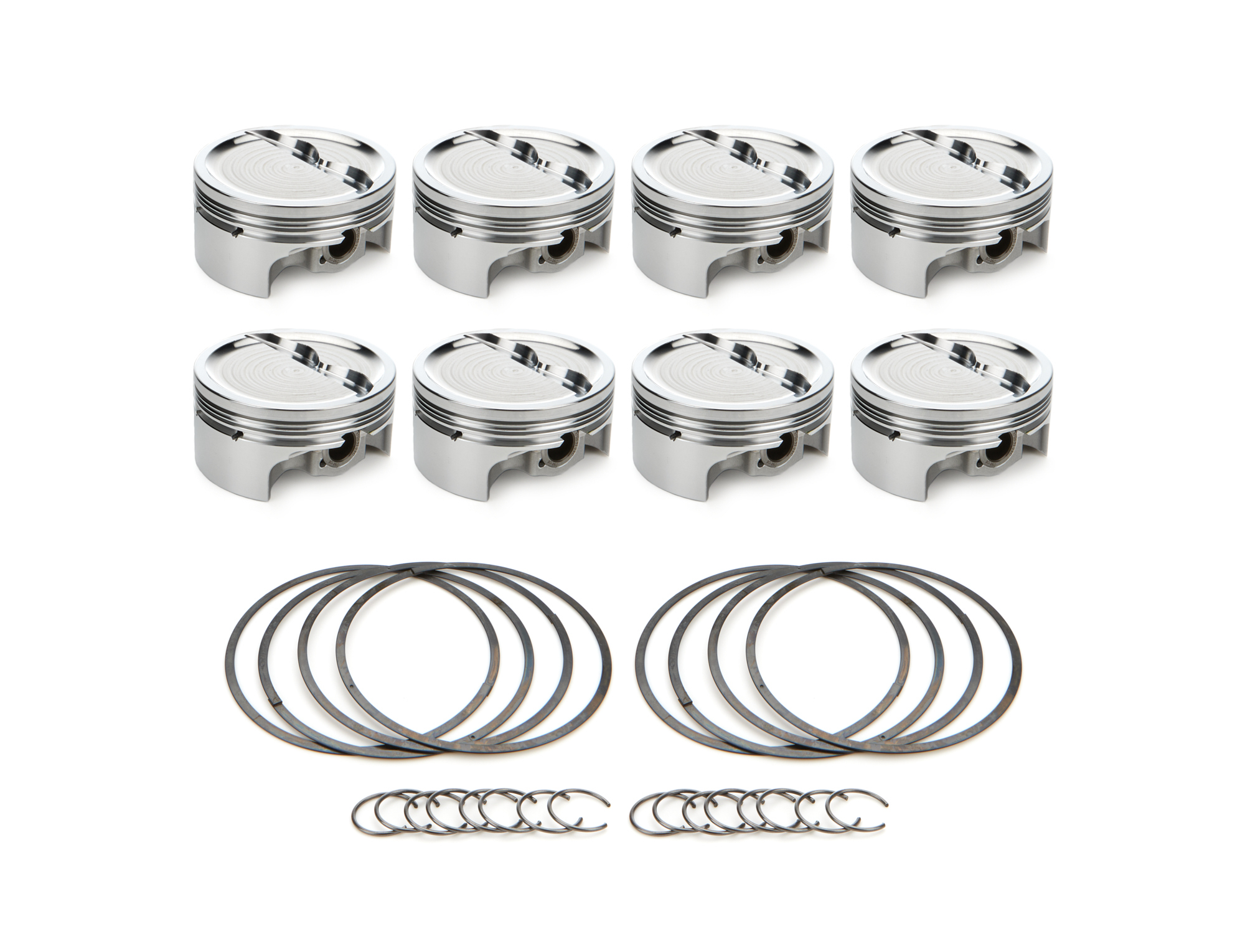 RACE TEC PISTONS SBC Dished Piston Set 4.030 Bore - 18.9cc 1001630
