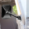 RUGGED RIDGE Quick Release Mirrors Pa ir Black Rectangular 11025.12