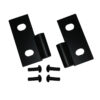 RUGGED RIDGE Lower Door Hinge Bracket s  Black 76-06 Jeep CJ 11202.03