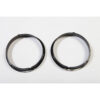 RUGGED RIDGE Black Headlight Bezels 97-06 Jeep Wrangler TJ 12419.23