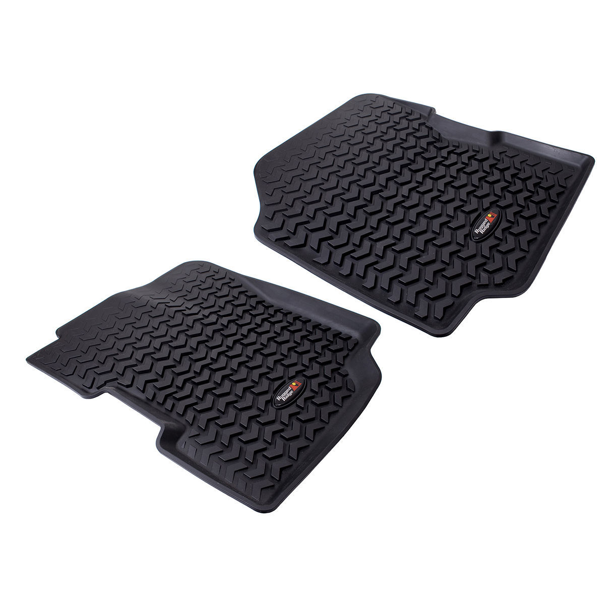 RUGGED RIDGE Floor Liners Front Black 76-95 Jeep CJ5/CJ7/C 12920.21