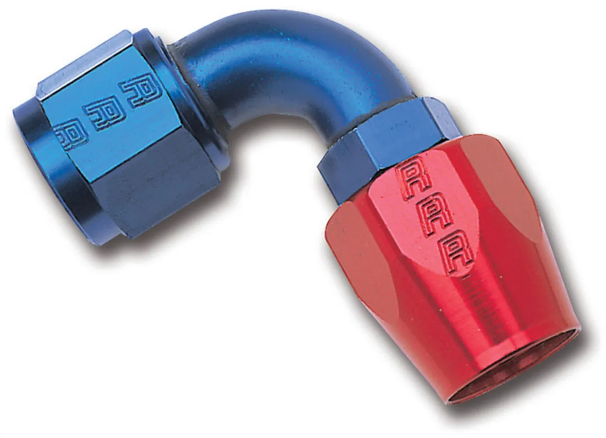 RUSSELL #10 90 Deg Hose End 610180