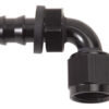 RUSSELL Twist-Lok Hose End #8 90 Deg Black 624173