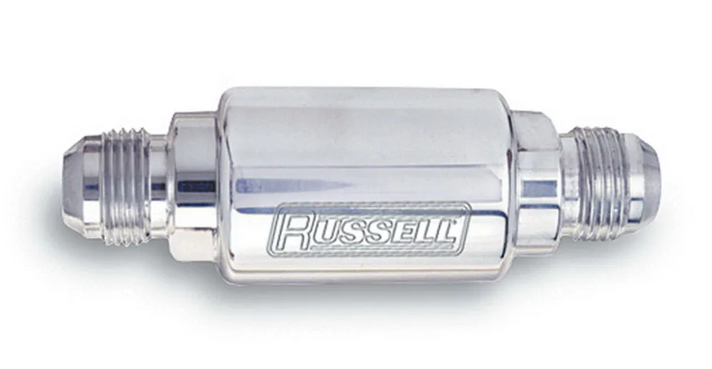 RUSSELL 3-1/4in Aluminum Filter #8 x 3/8in Polished 650180