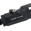 RUSSELL Shutoff Valve - #6an Male Black Finish 650633