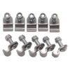 RUSSELL 3/16in SS Brake Line Clamps - 12pk 654030