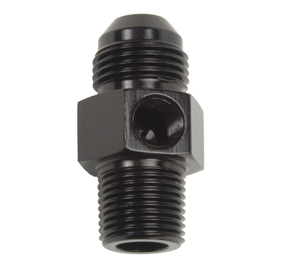 RUSSELL P/C #6 to 3/8 NPT Str Adptr Fitting w/ 1/8 NPT 670063