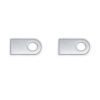 RUSSELL Brake Hose Brackets - Weld-On (2pk) 683943