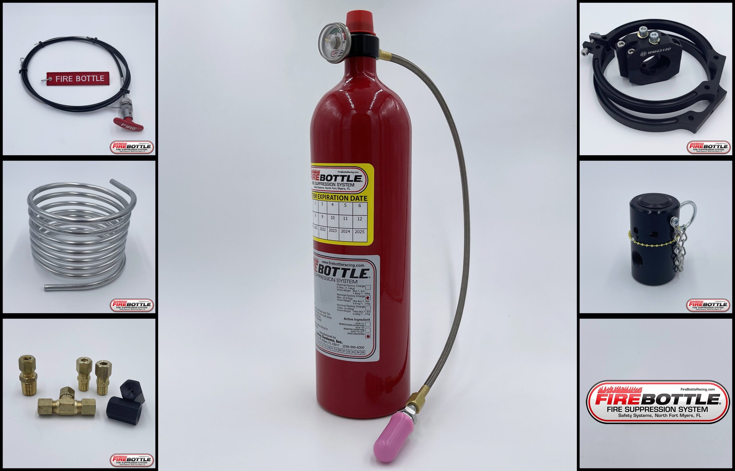 SAFETY SYSTEMS Fire Suppresion System 5LB Sprint w/RB Mounts AMSC-500H