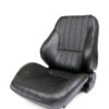 SCAT ENTERPRISES Rally Low Back Seat - LH - Black Vinyl 80-1050-51L