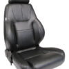 SCAT ENTERPRISES Elite Lumbar Seat - RH - Black Vinyl 80-1200-51R