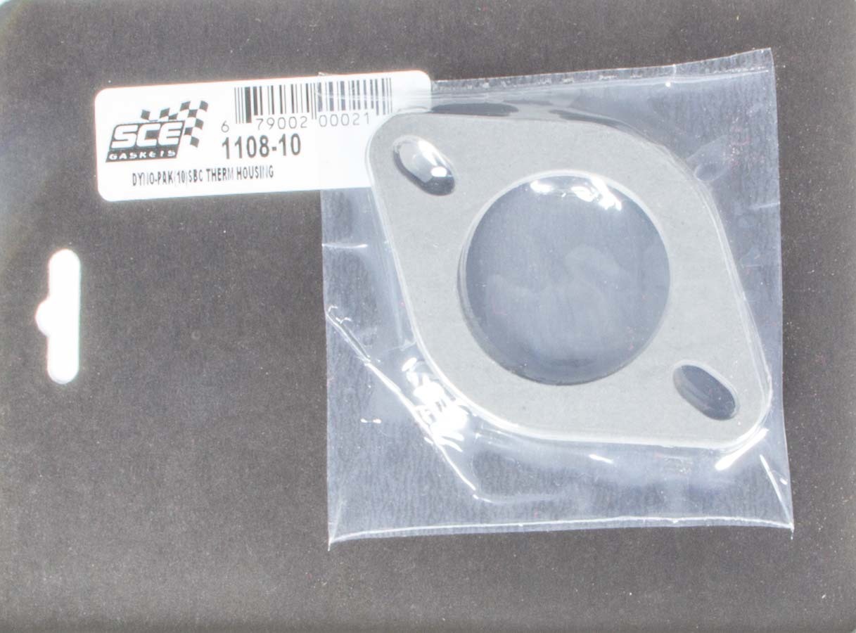 SCE GASKETS SBC Thermostat Housing Gaskets Dyno-Pak (10) -288997