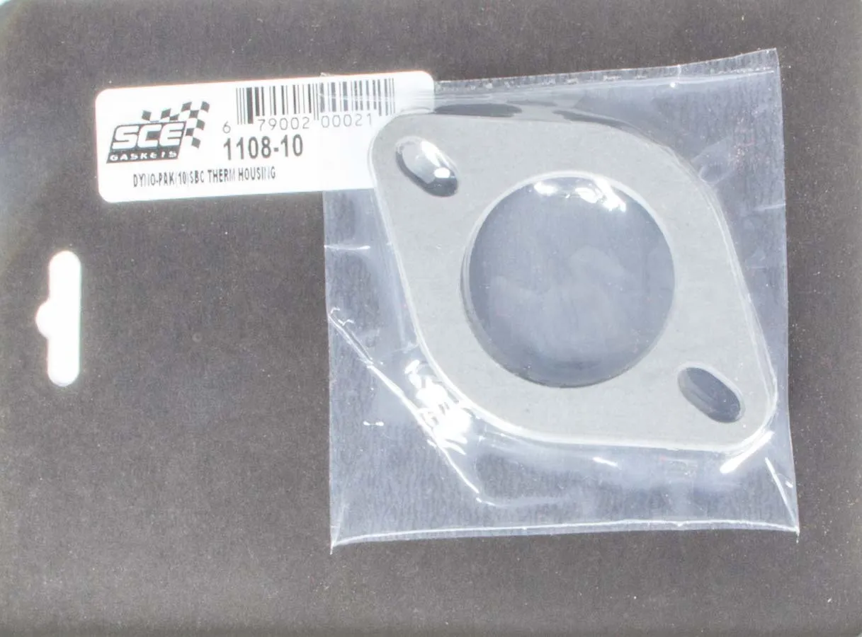 SCE GASKETS SBC Thermostat Housing Gaskets Dyno-Pak (10) -288997