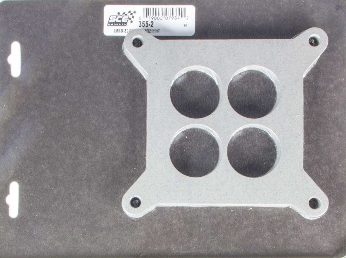 SCE GASKETS Carburetor Gaskets (10) Holley 4-Hole 1-11/16 355-2