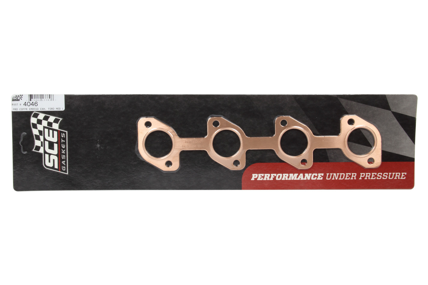 SCE GASKETS Copper Exhaust Gaskets - Ford Modular 4.6L 4046