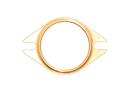 SCE GASKETS 2-Bolt Copper Collecter Gasket 2.500 Dia. 4200