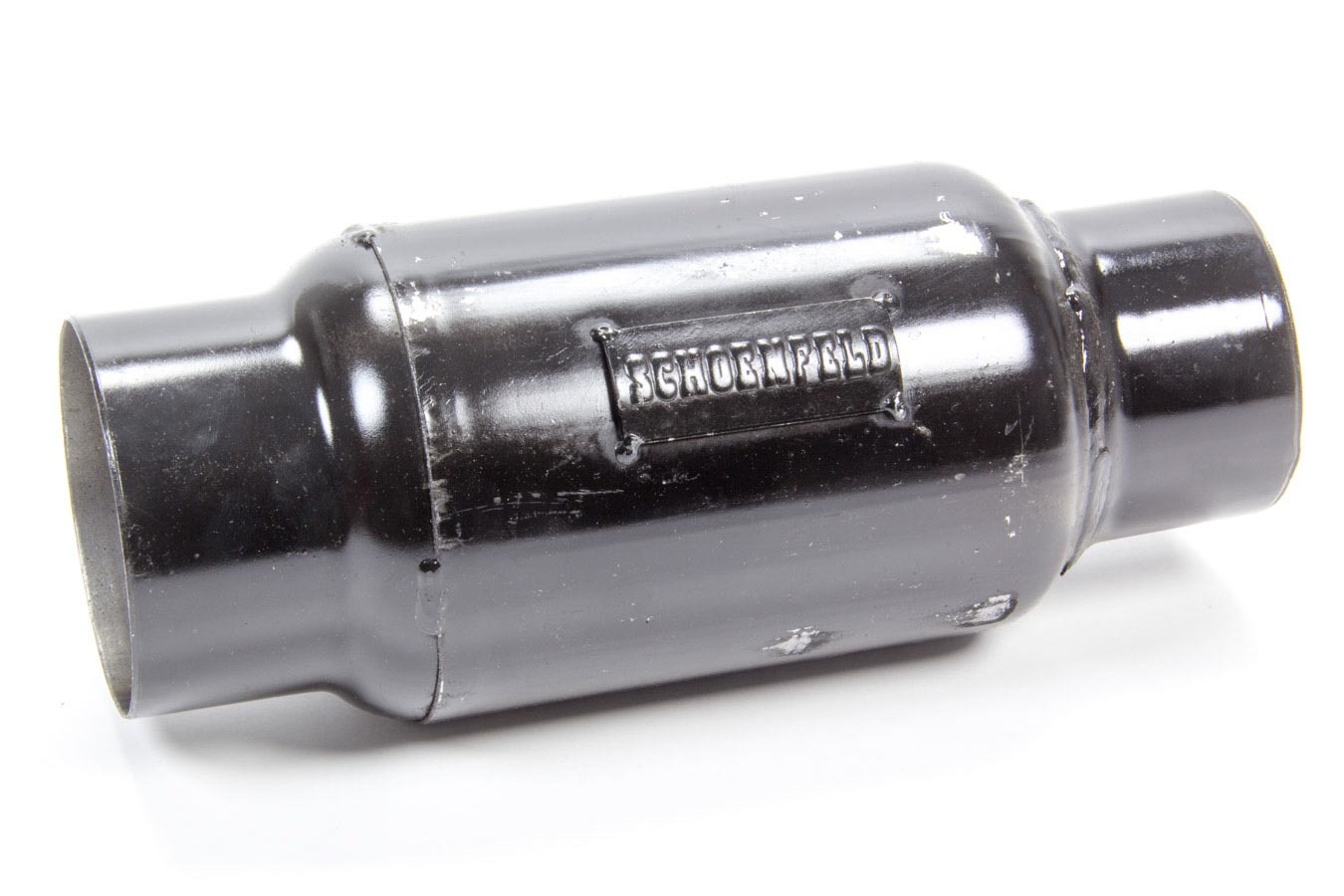 SCHOENFELD Muffler 3in Inlet 3.5in Outlet Anti-Reversion 112530AR