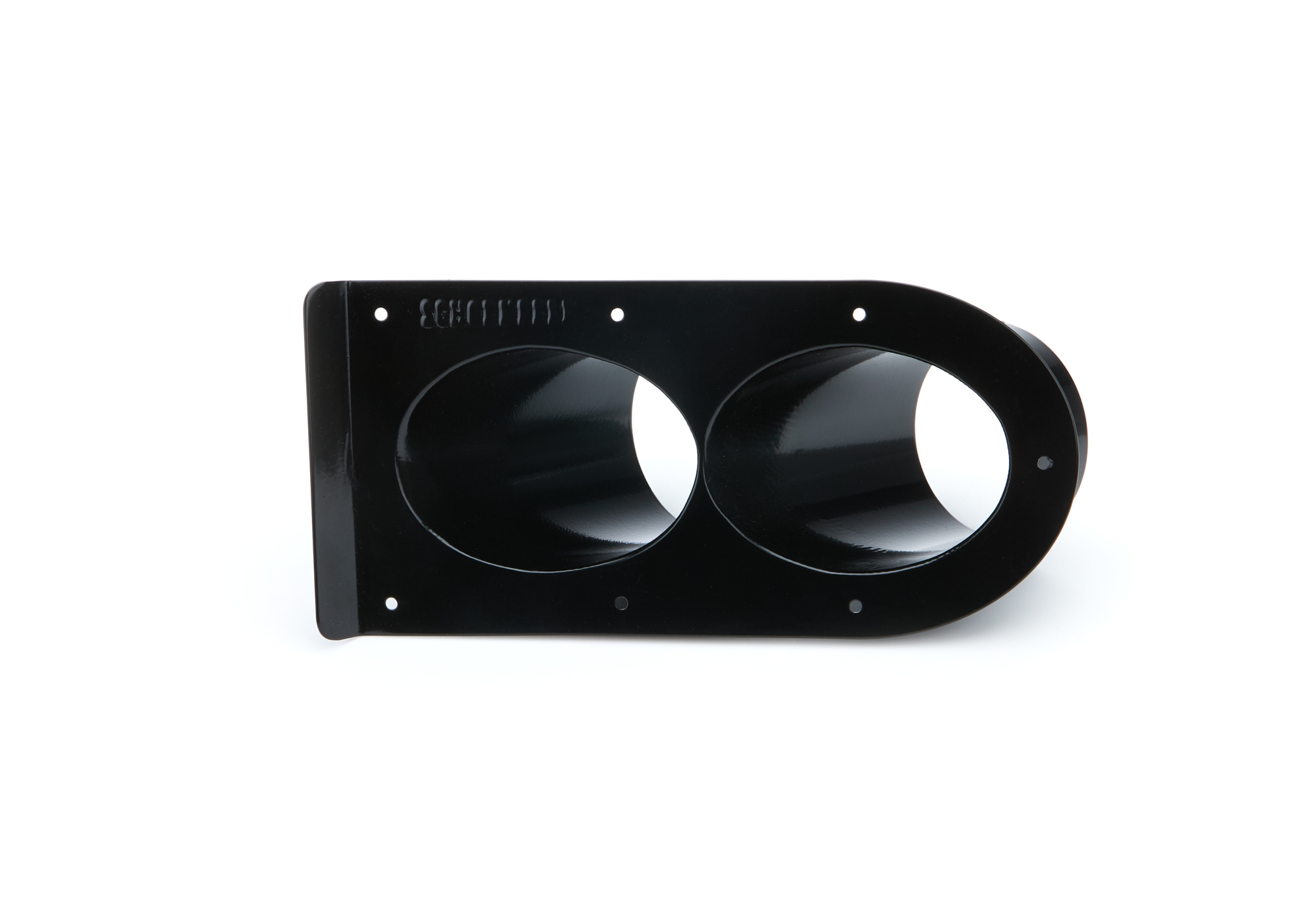 SCHOENFELD Tail Pipe Saver 3in Dual 45deg Black 300TSB-45-2
