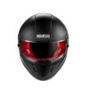 SPARCO Helmet Stealth Medium / Large Black Red SA2025 BRH0007B0K120ML