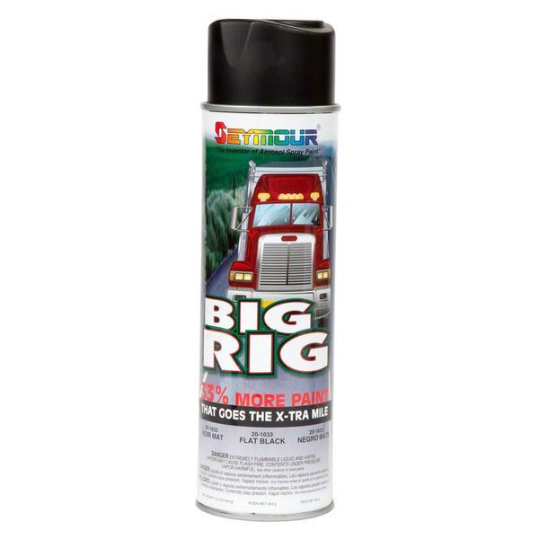 SEYMOUR PAINT Big Rig Flat Black Paint 20-1633