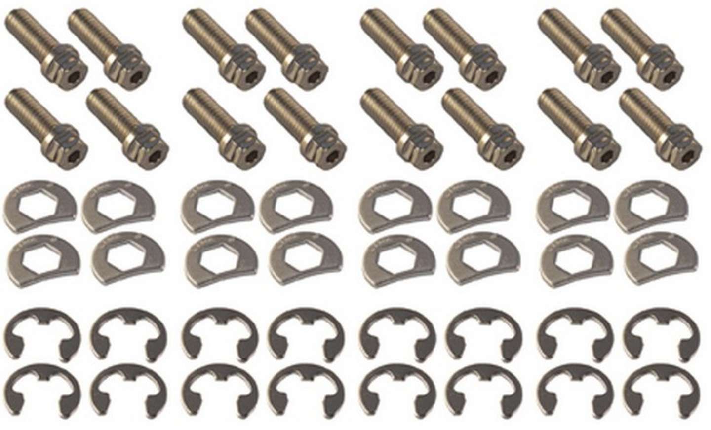 STAGE 8 FASTENERS Header Bolt Kit - 6pt. 3/8-16 x 1in (16) 8913A