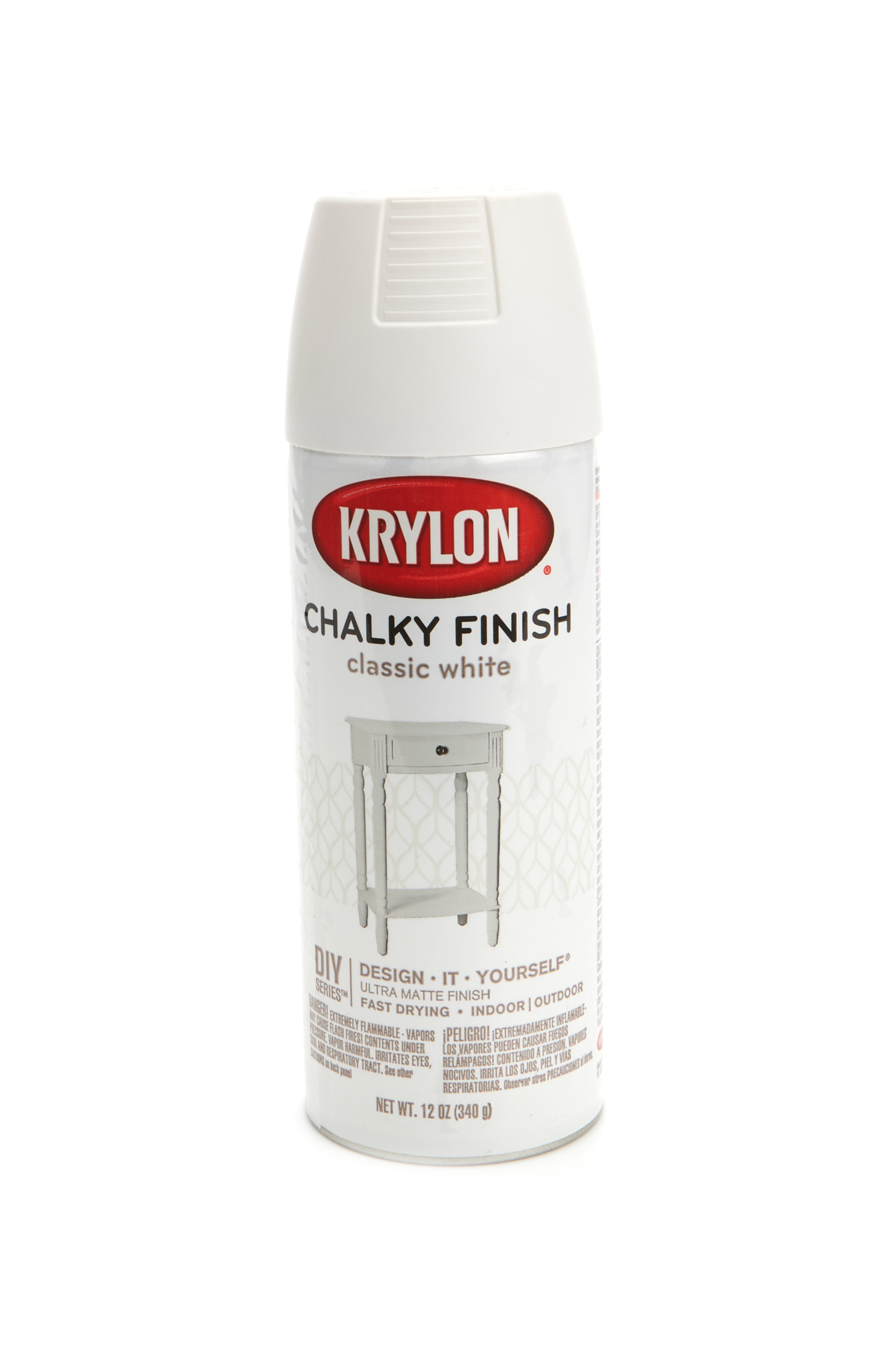 DUPLI-COLOR/KRYLON Classic White Chalky Finish Paint 4101